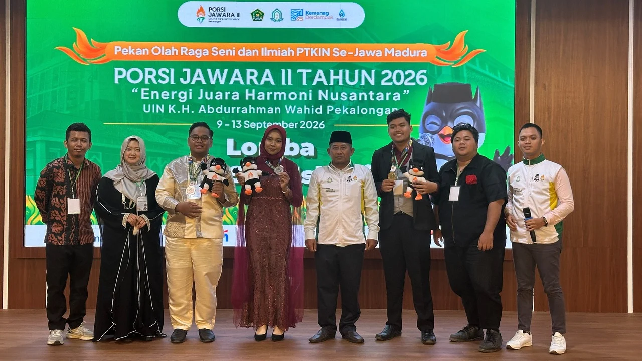 Mahasiswa UIN SATU Tulungagung Sabet Juara 1 Pop Solo Islami di PORSI JAWARA II 2026